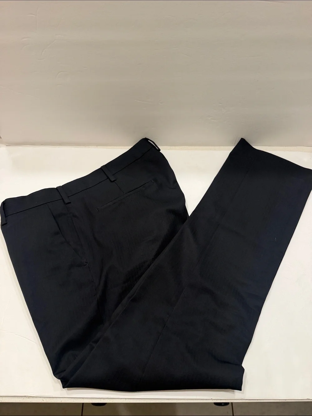 Van Heusen Men's Black Dress Pants